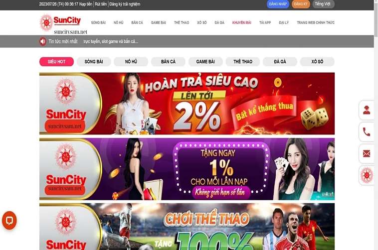 Khám Phá Chính Sách Hoàn Trả Cược Suncity Dành Cho Thành Viên VIP